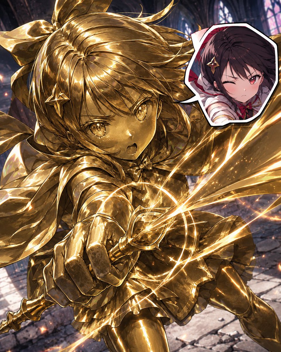 Golden Magical Girl Cathedral Clash