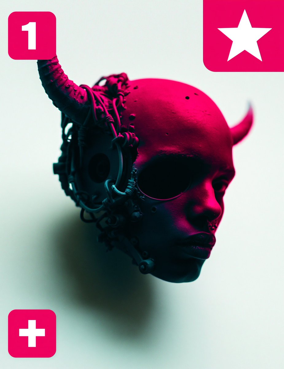 Cyber Demon-Child Head Concept