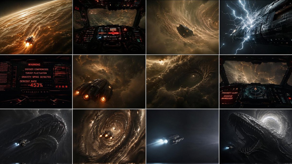 Leviathan In Gas Giant Storm