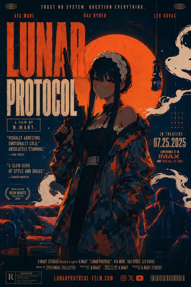 Retro Deep-Sea Sci-Fi Anime Poster