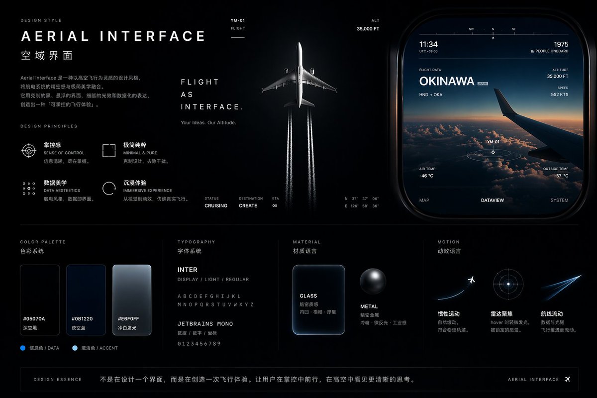 Aerial Interface Design System