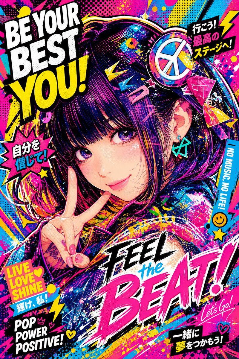 Energetic Pop Poster Design