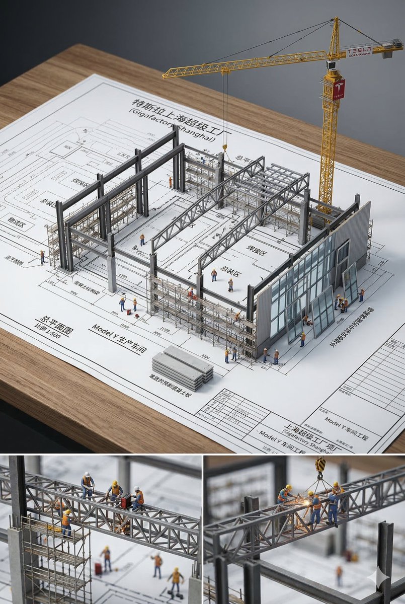 Hyperrealistic 3D Blueprint Diorama
