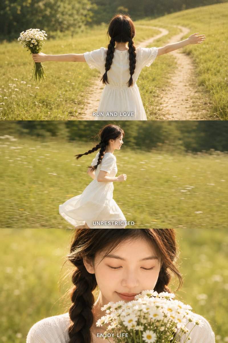 Summer Daisy Cinematic Portrait