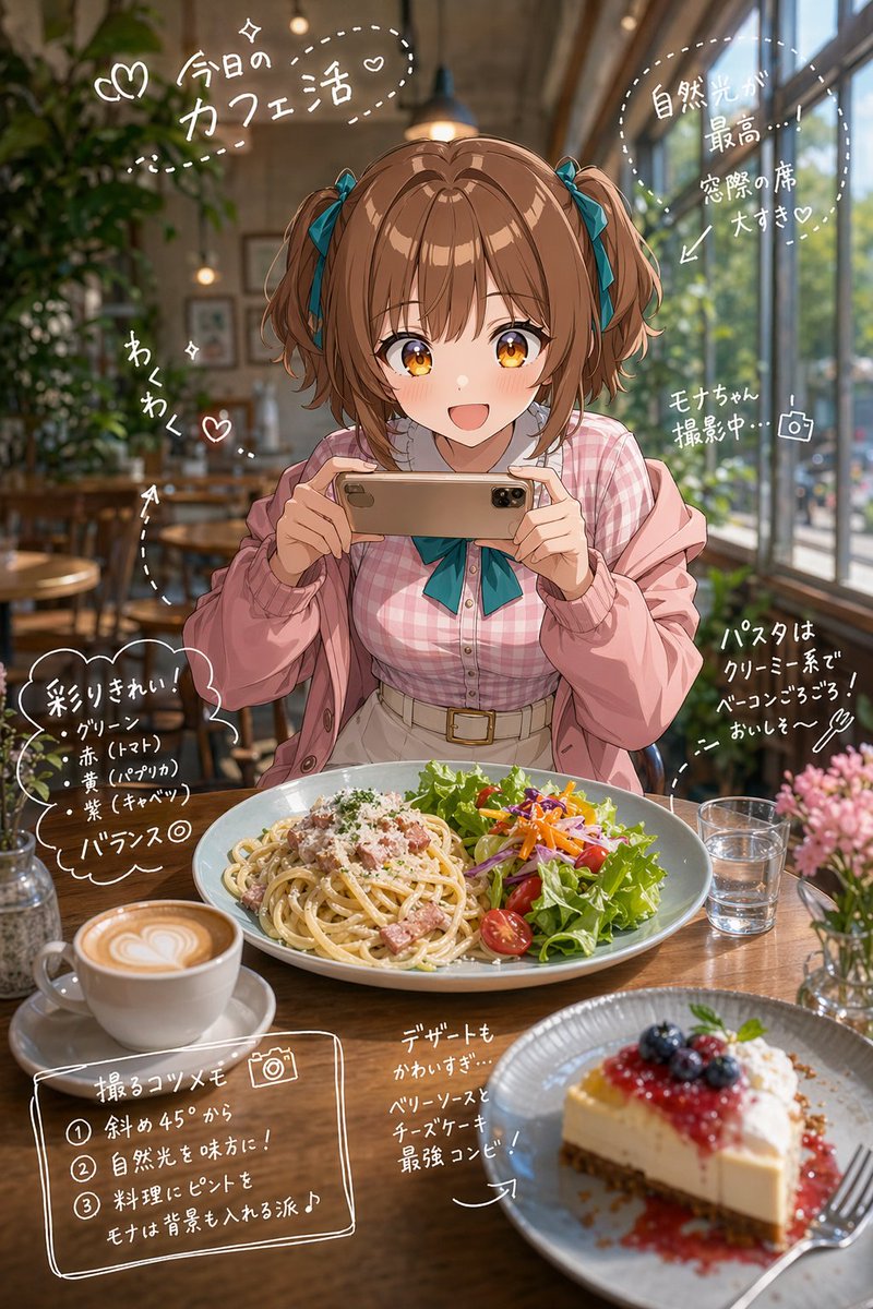 Anime Cafe Story With Notes
