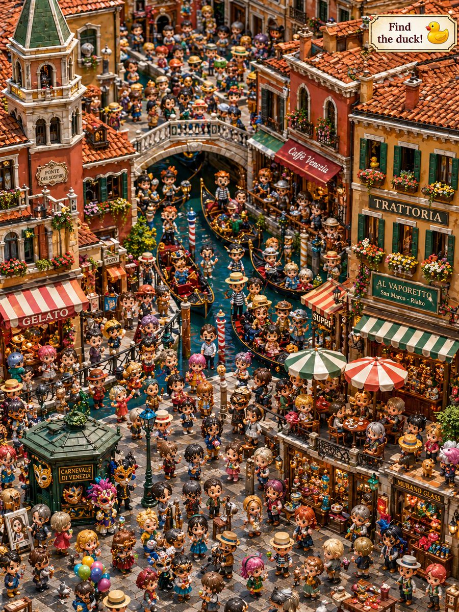 Venice Duck Hunt Diorama