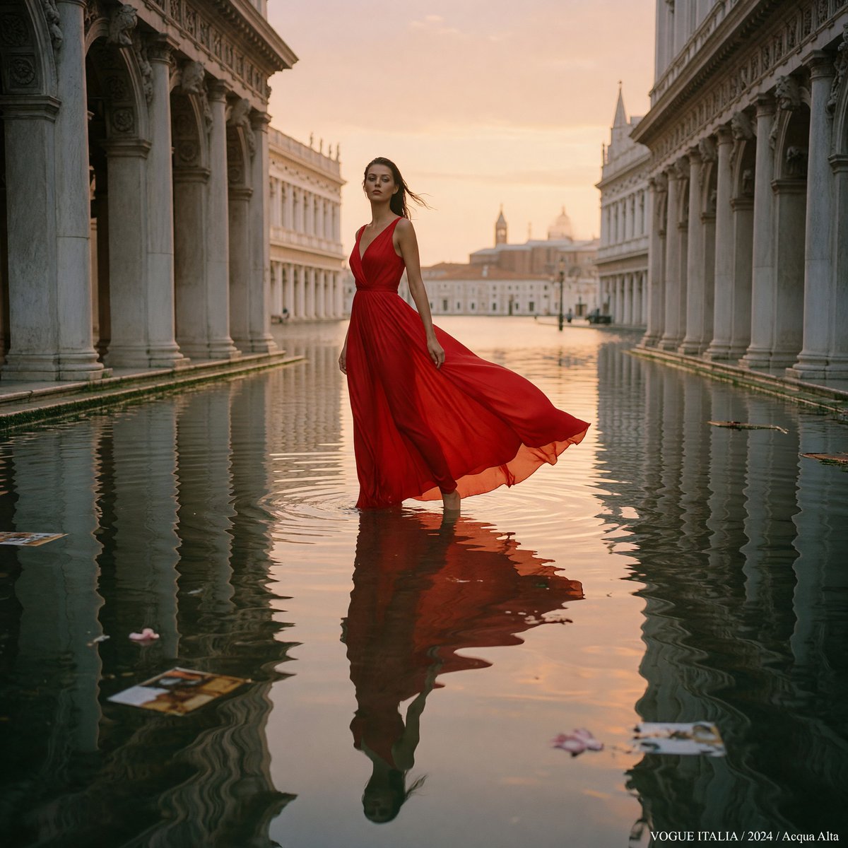 Venetian Flood Fashion Editorial