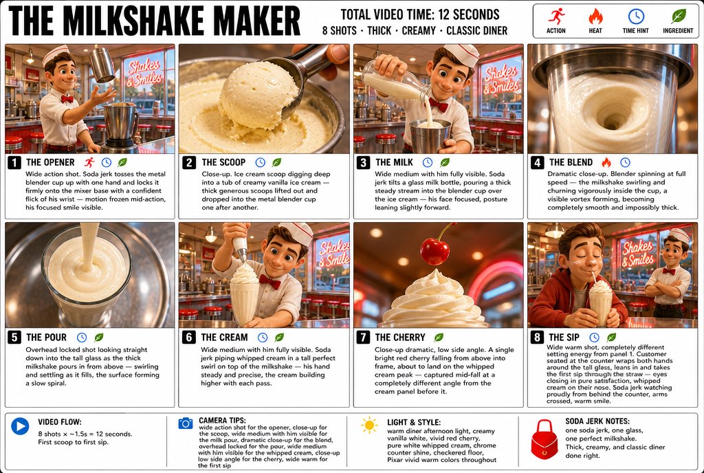 Milkshake Maker Infographic Poster