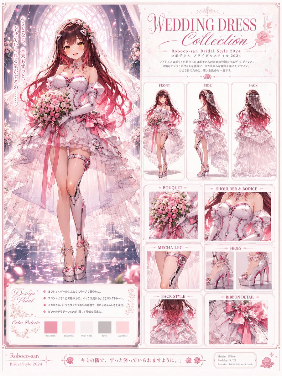 Cyber Idol Bridal Fashion Sheet