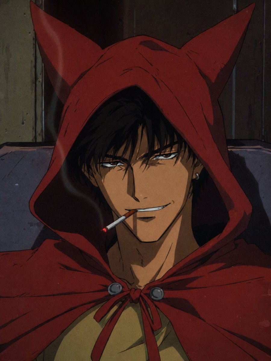 90s Anime Character Portrait Transformation