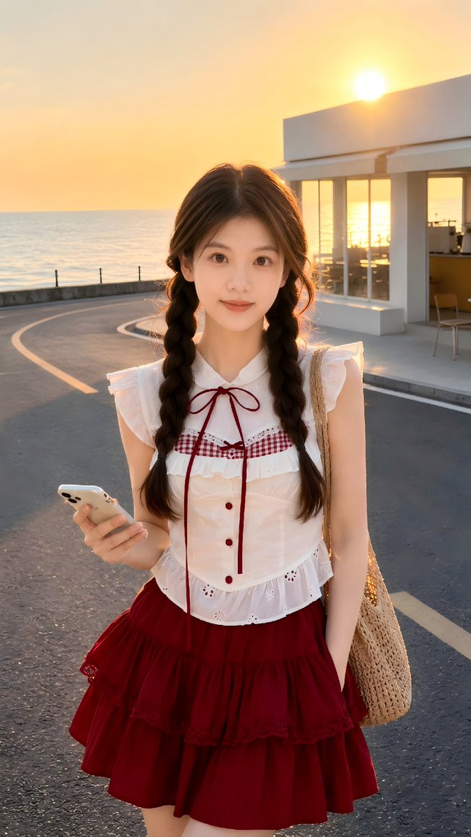 Golden Hour Coastal Portrait