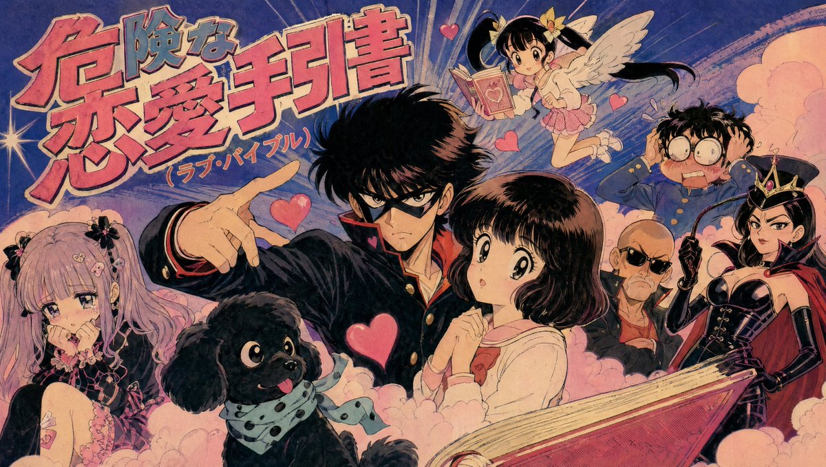 Retro Manga Love Bible Cover