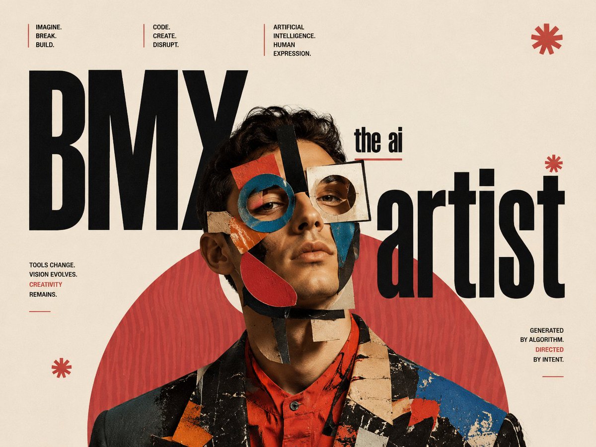 Avant-Garde Collage Editorial Poster