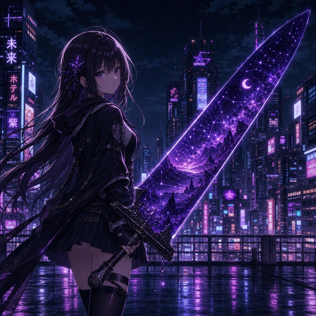 Cosmic Blade Anime Girl