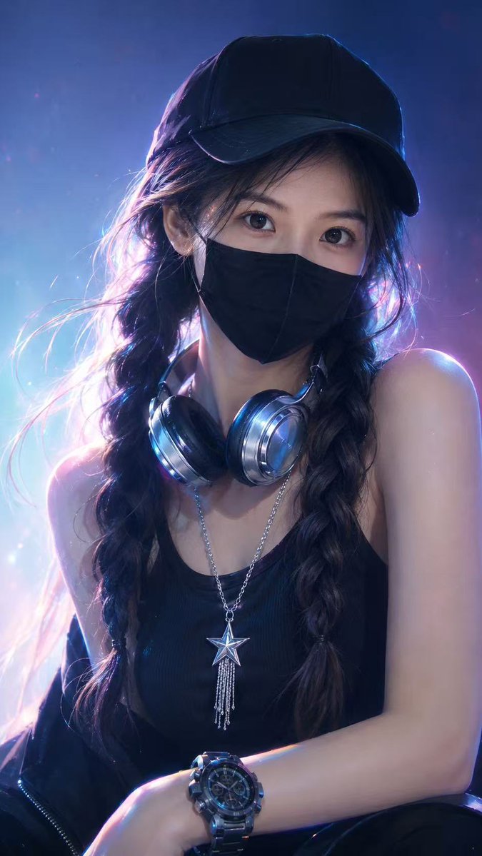 Cyber Streetwear Portrait