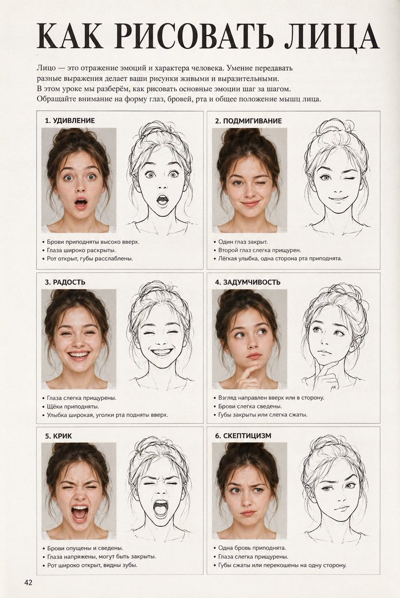 Vintage Russian Face Drawing Tutorial
