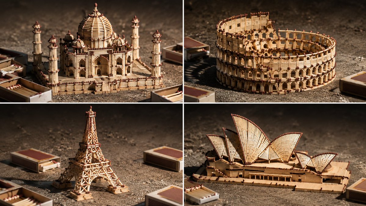 Matchstick Landmark Miniatures