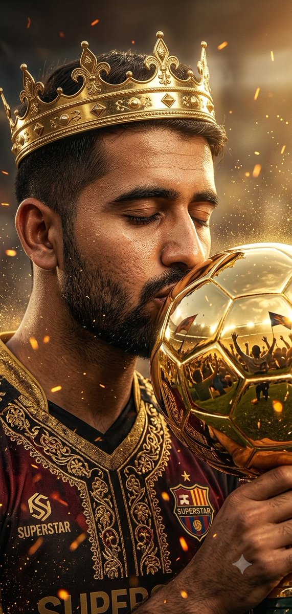 Crowned Champion Kisses Golden Trophy