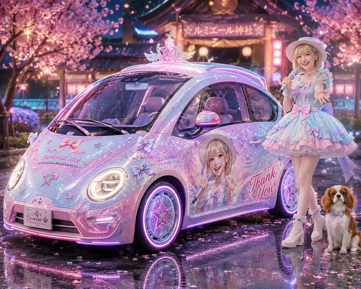 Magical Idol Itasha Night Shrine Scene