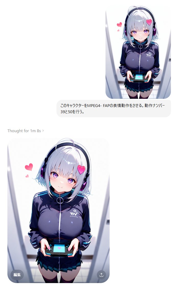 Anime Character FAP Expression Test
