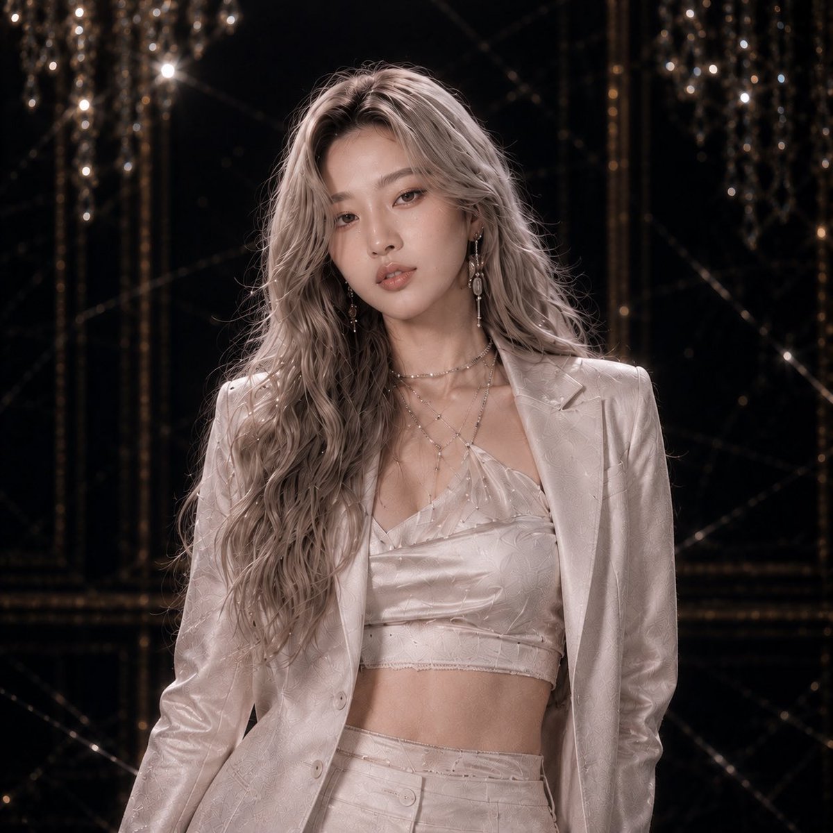 Midnight Gold Fashion Portrait