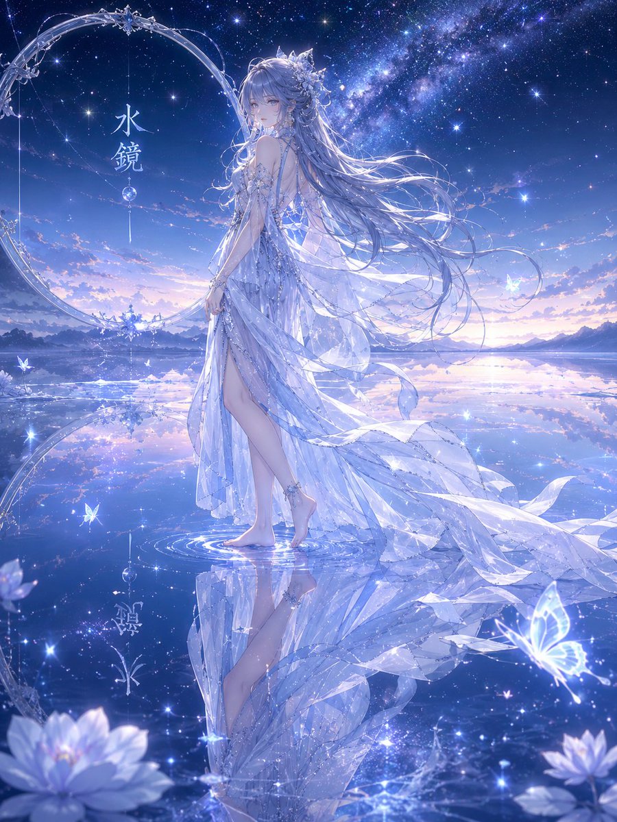 Water Mirror Maiden Fantasy
