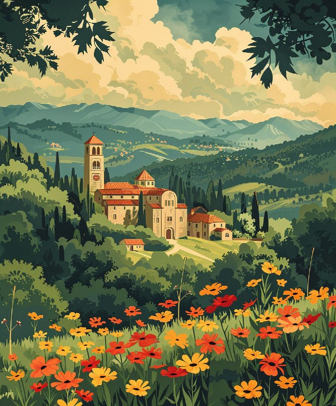 Asheville Storybook Poster With English Countryside Drama