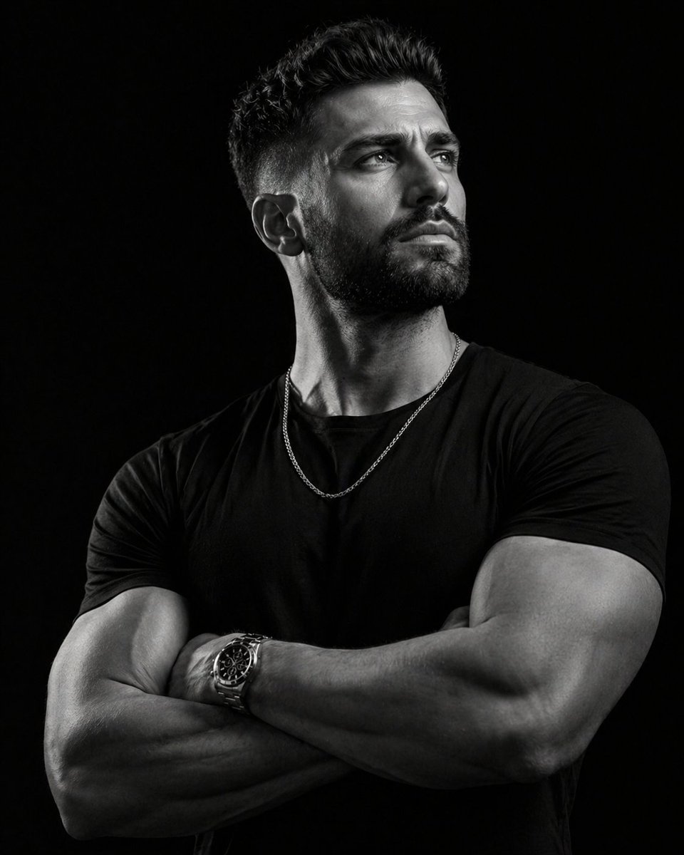 Cinematic Monochrome Portrait