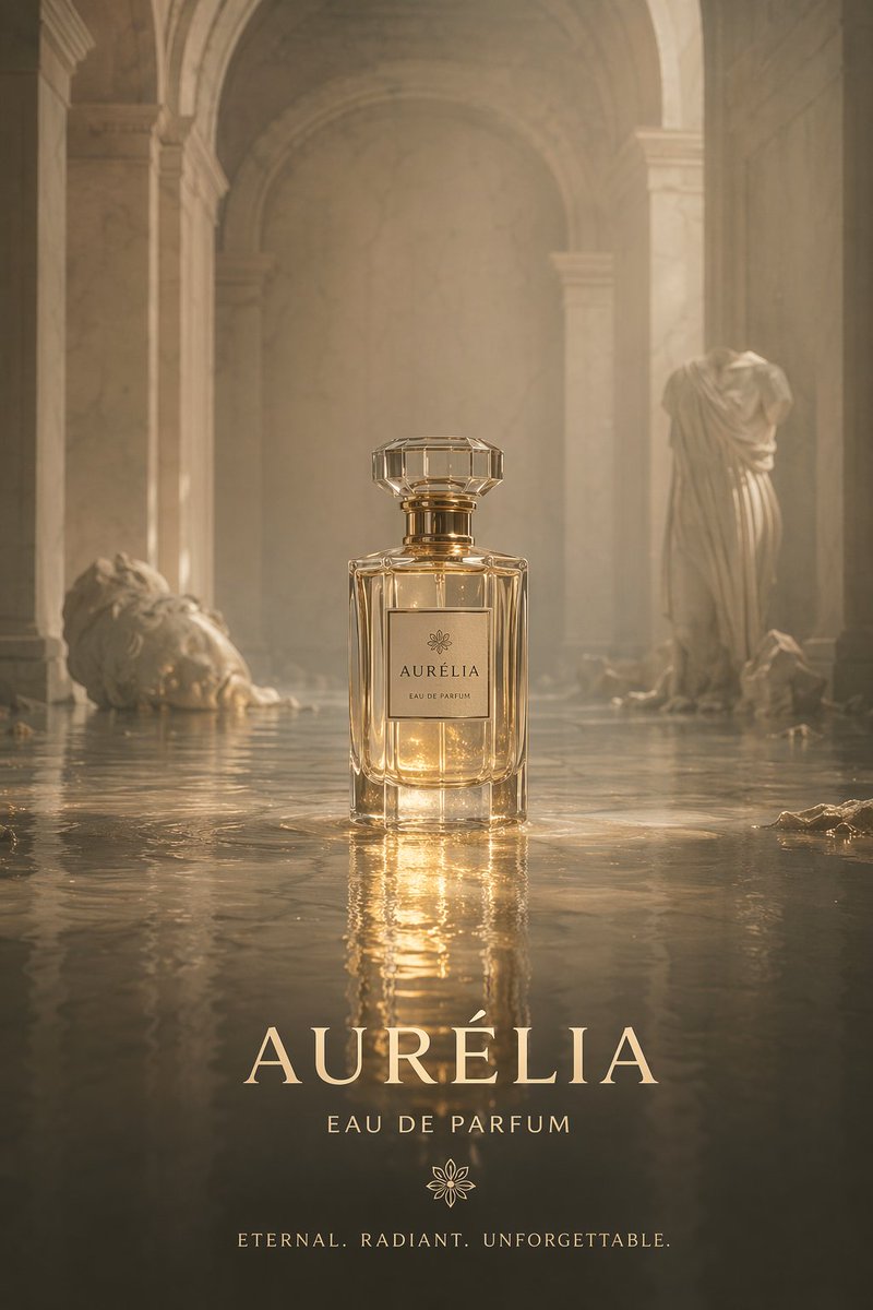 Cinematic Perfume Ad Ancient Ruins