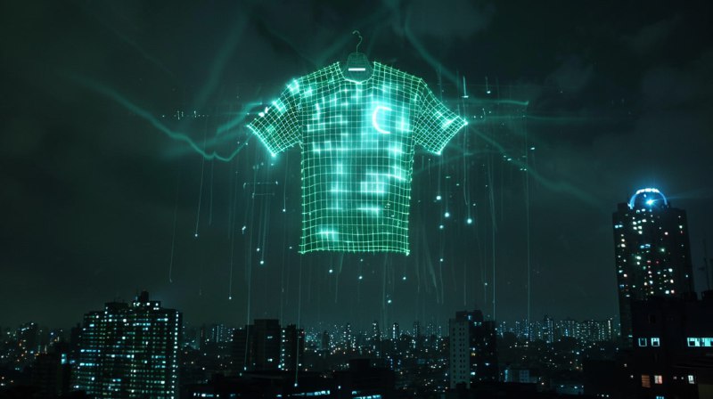 Giant Light-Up Soccer T-Shirt Flying Over Mexico City