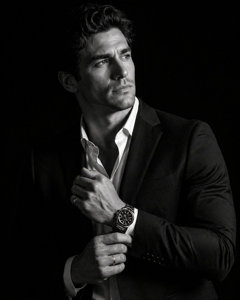 Gentleman with Luxury Watch
