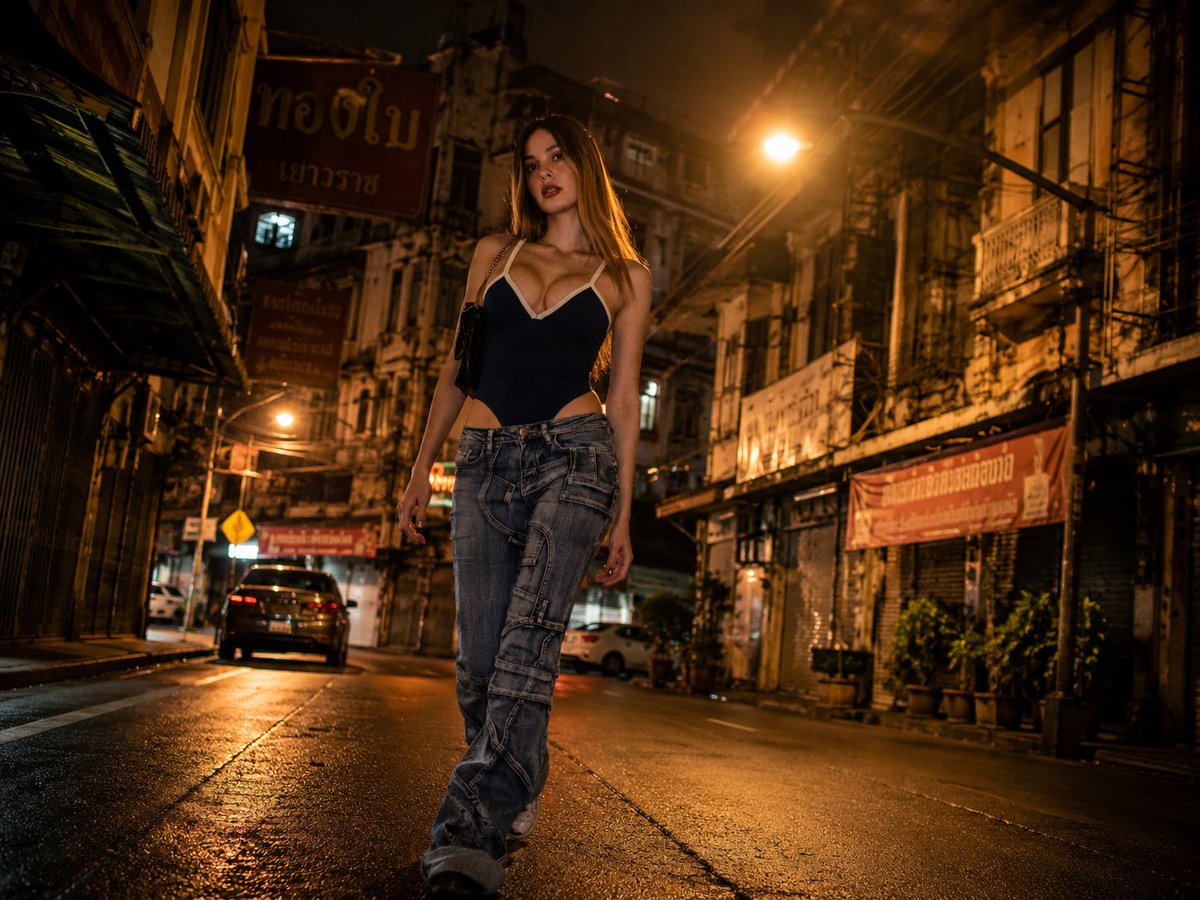 Cinematic Night Walk in Old Street