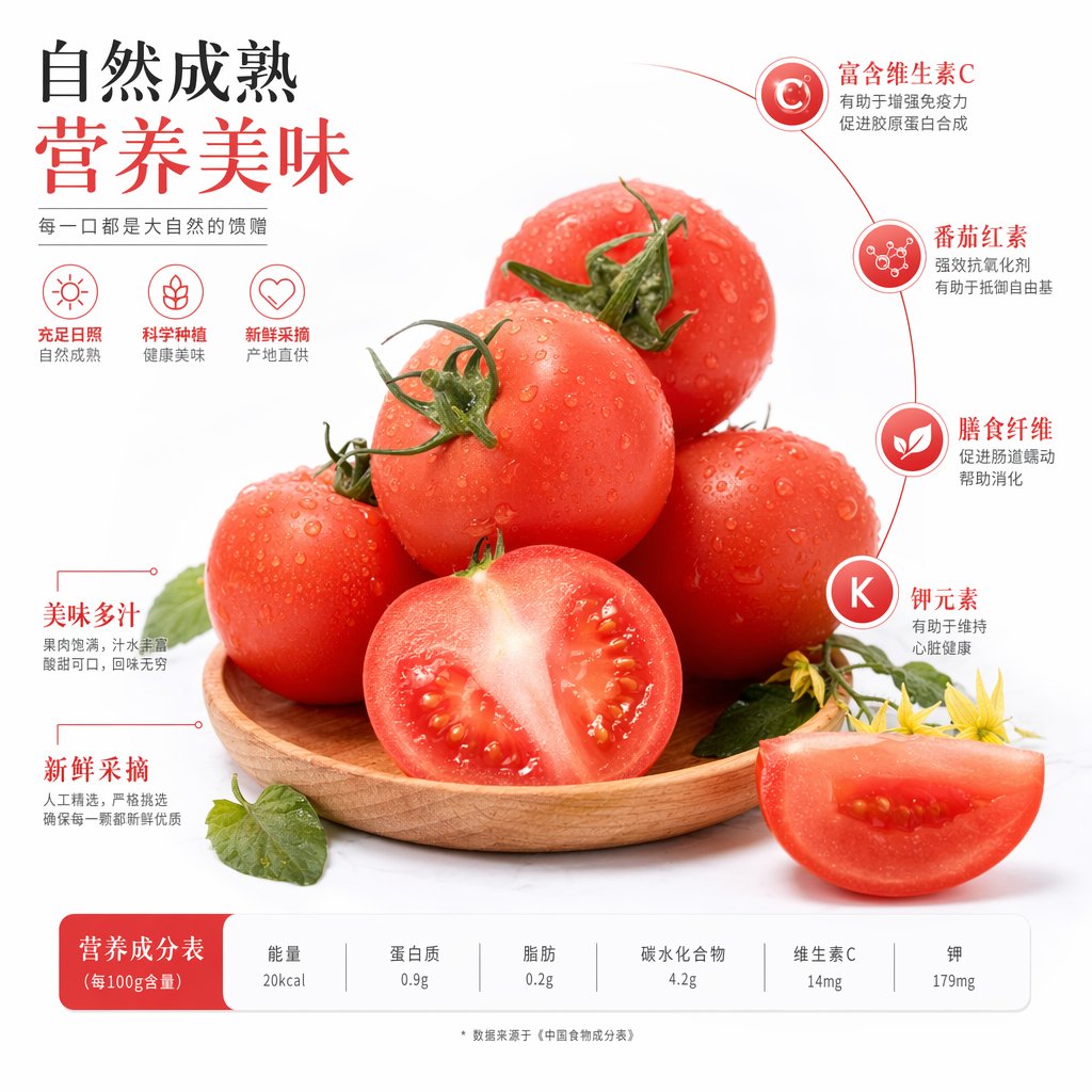 Fresh Tomato Nutrition Poster