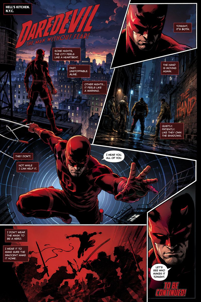 Red Devil Vigilante Comic Layout