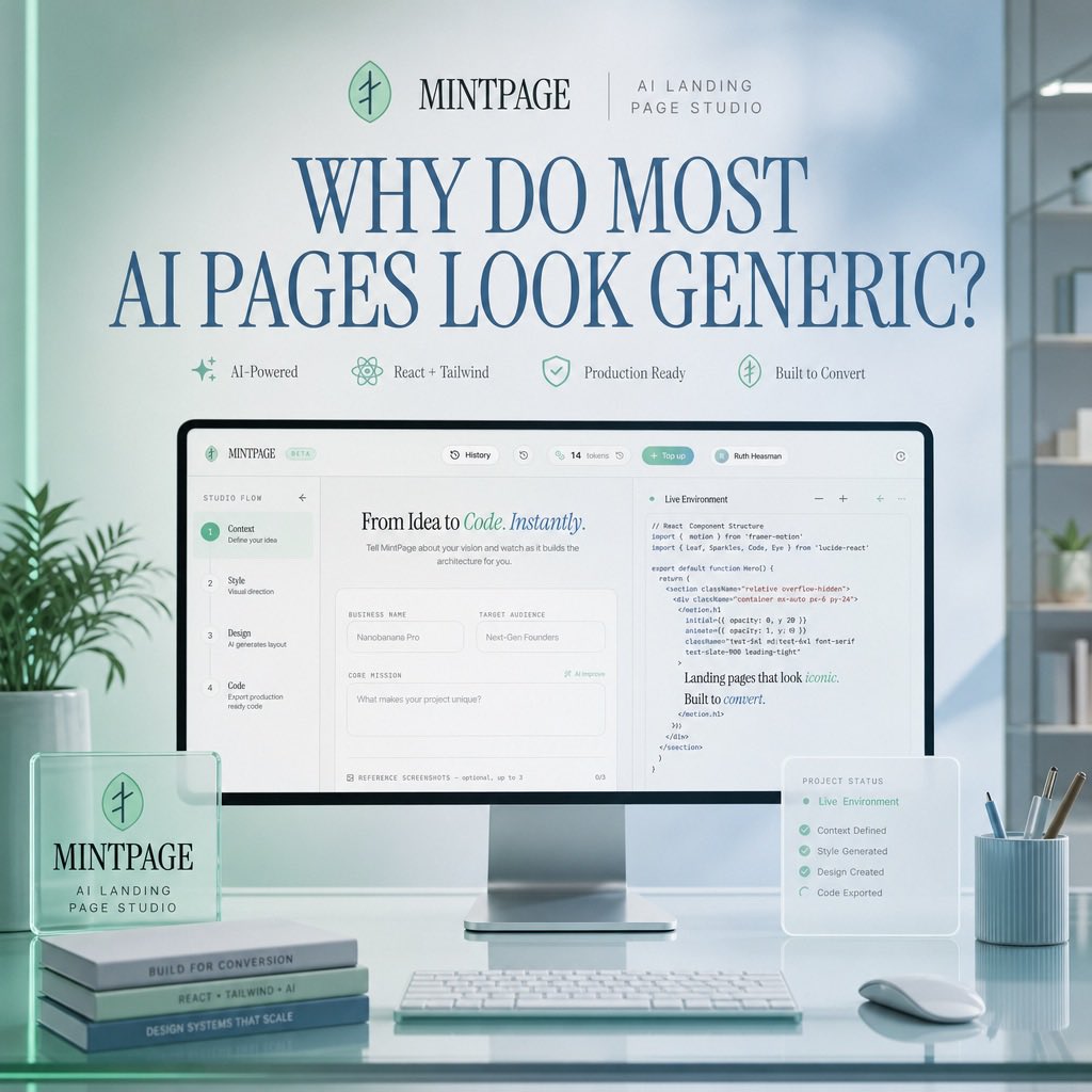 MintPage AI Landing Studio