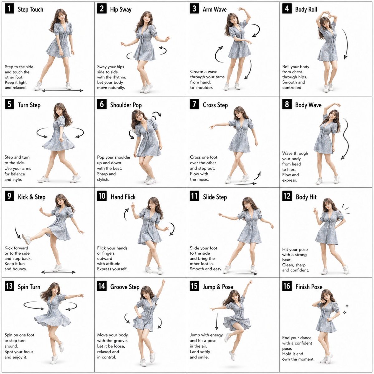 16-Step Pop Dance Tutorial