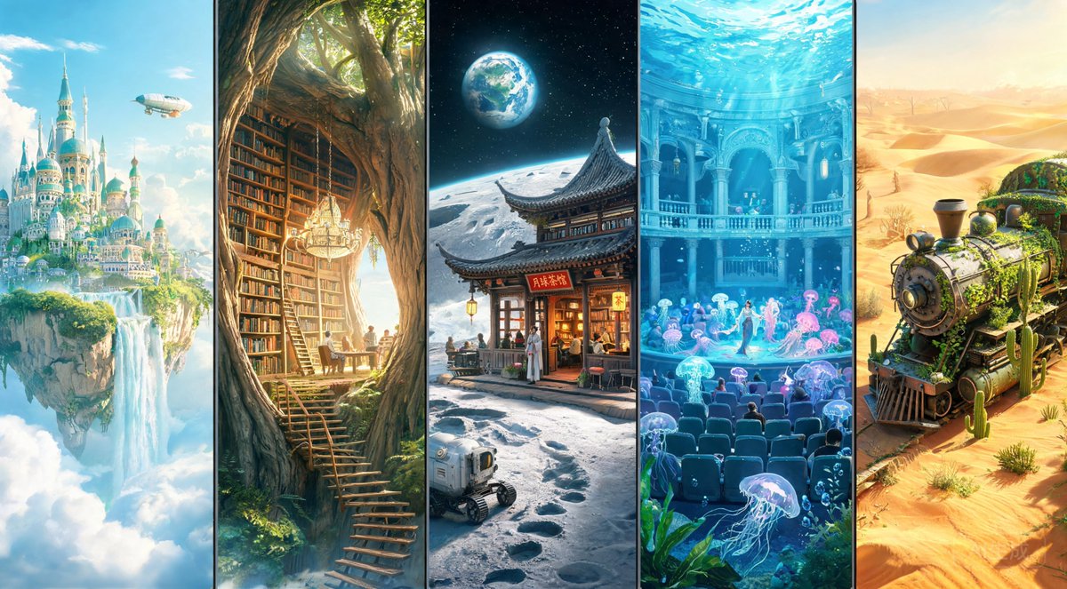 Five Fantasy Scenes