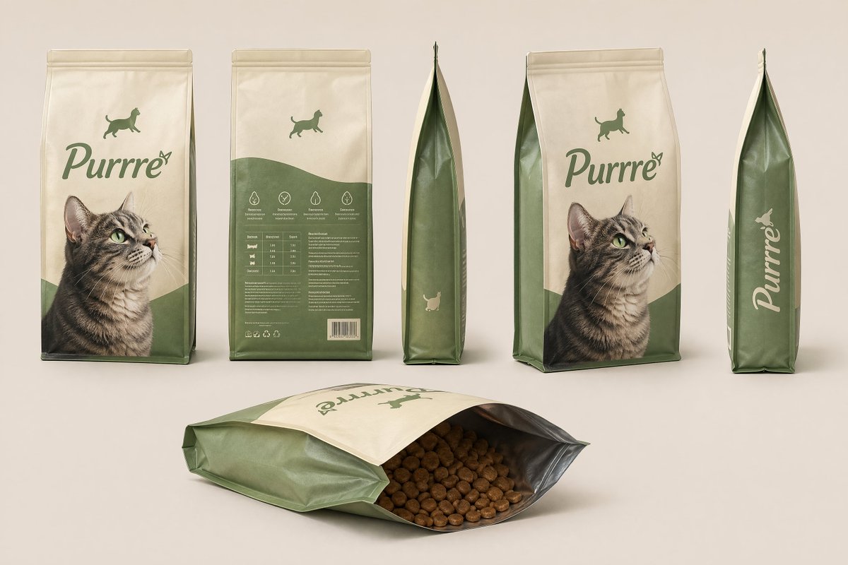 Cat Food Product Kit Photography