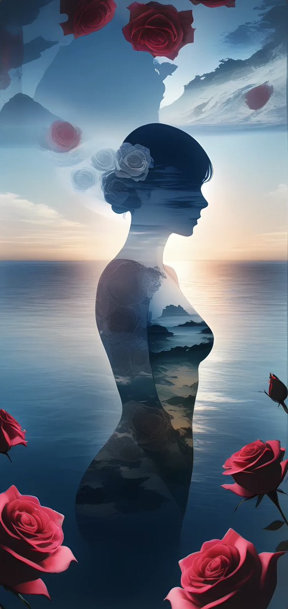 Dreamy Silhouette Anime Art