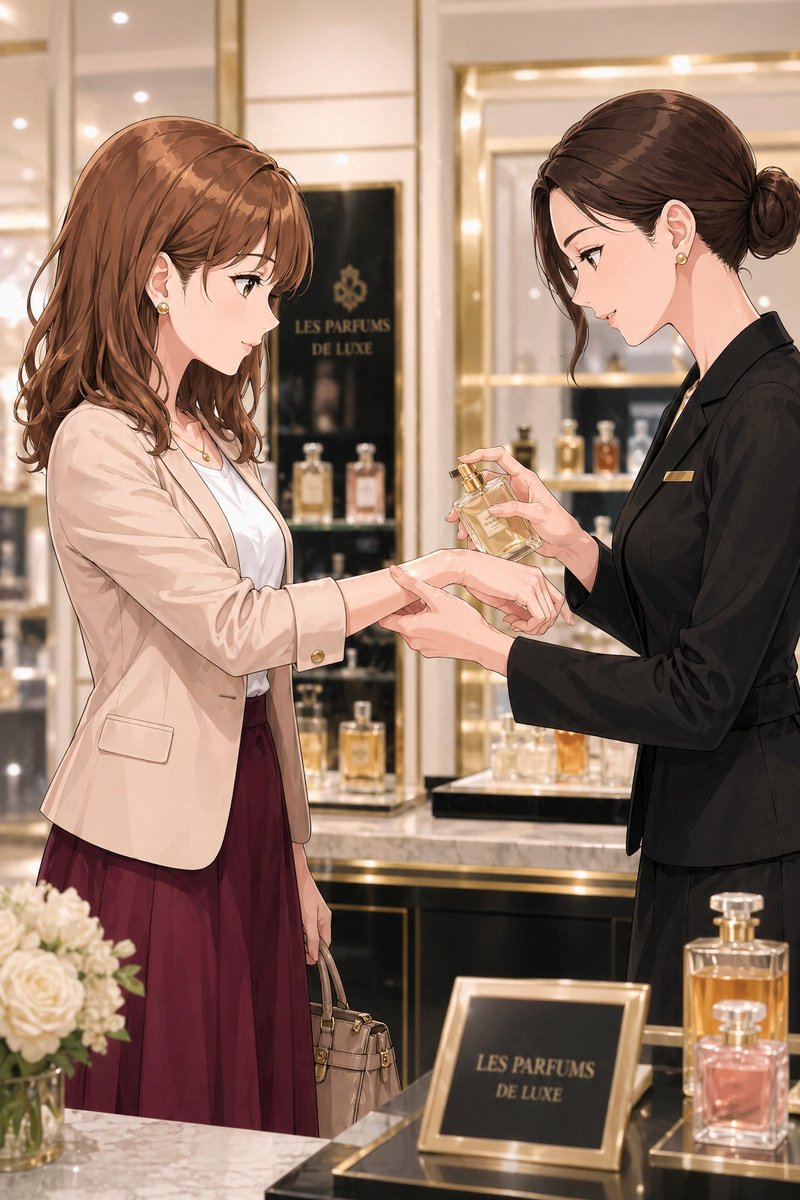 Luxury Perfume Counter Anime