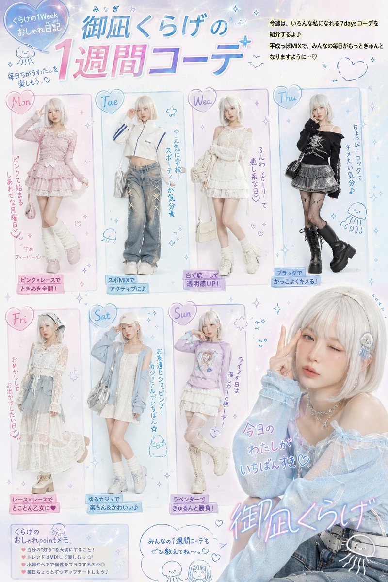 Heisei Kawaii Jellyfish Fashion Diary