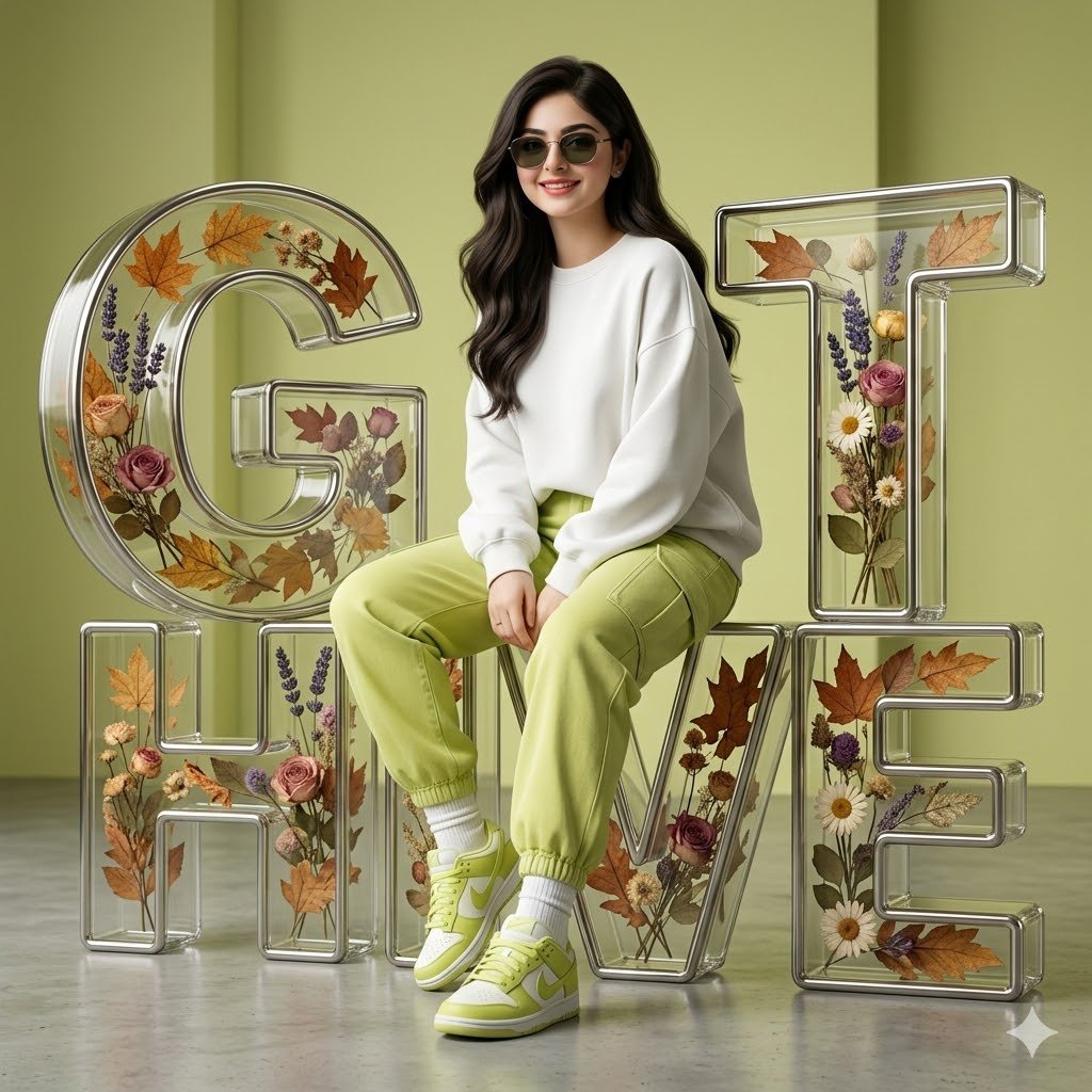 Lemon Green Futuristic Fashion Editorial