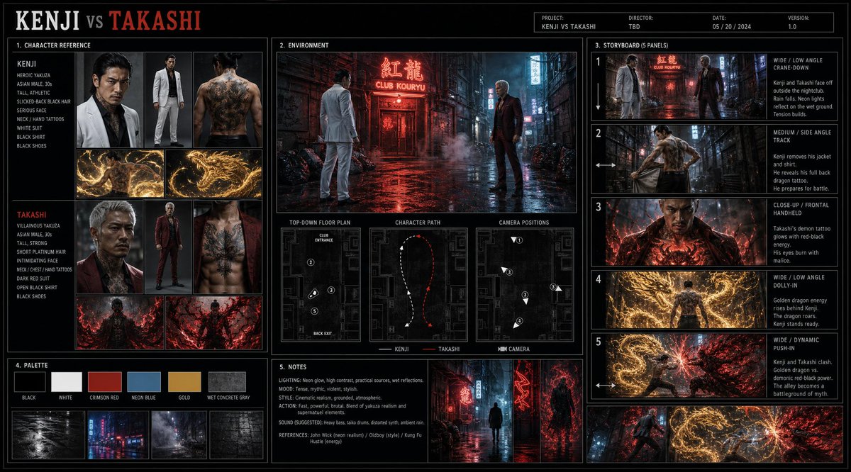 Kenji Vs Takashi Film Plan
