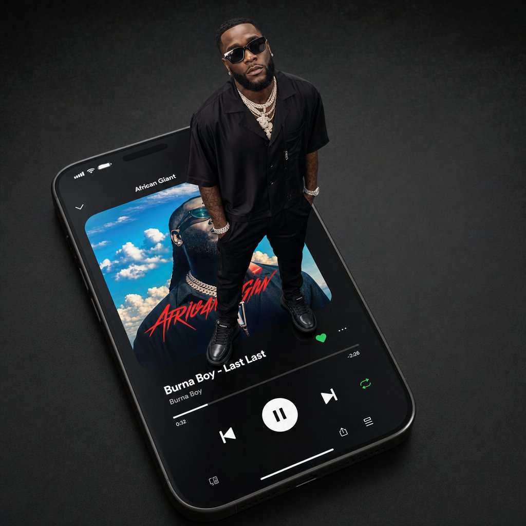 Giant Phone Music Artist Render