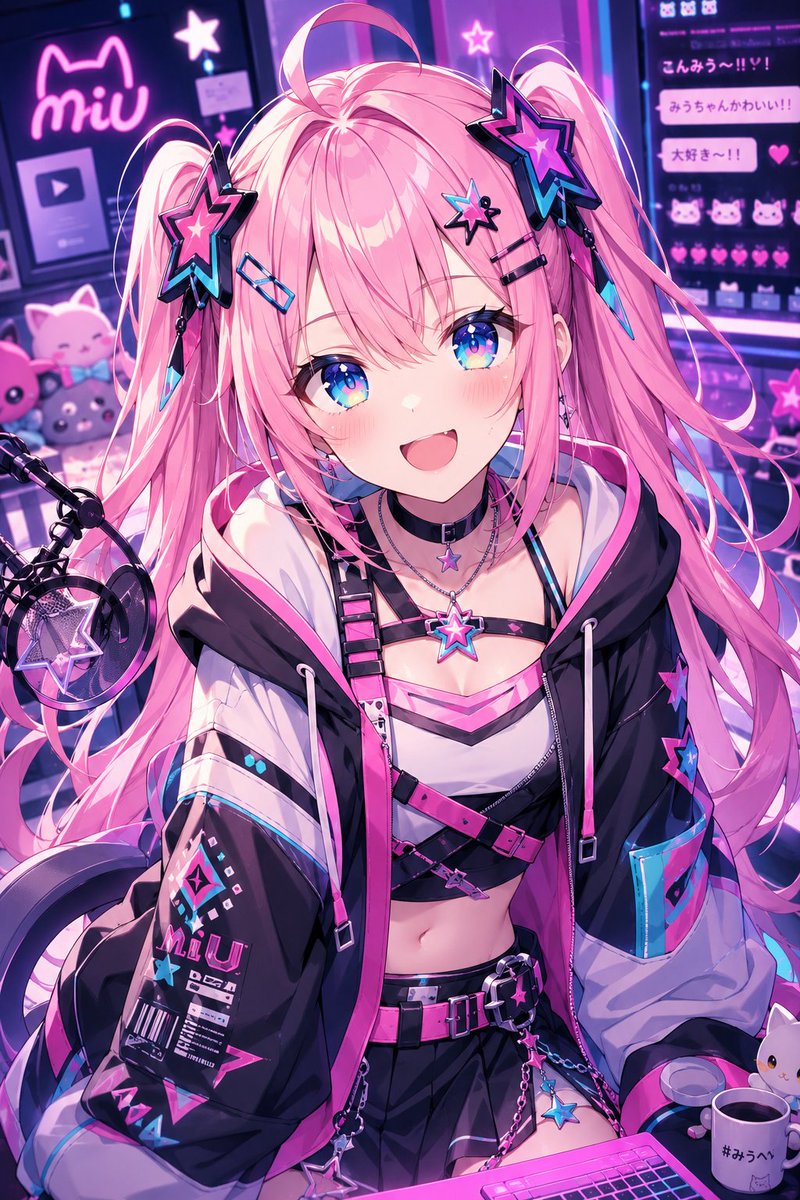 Cyber-Kawaii Virtual Idol Stream