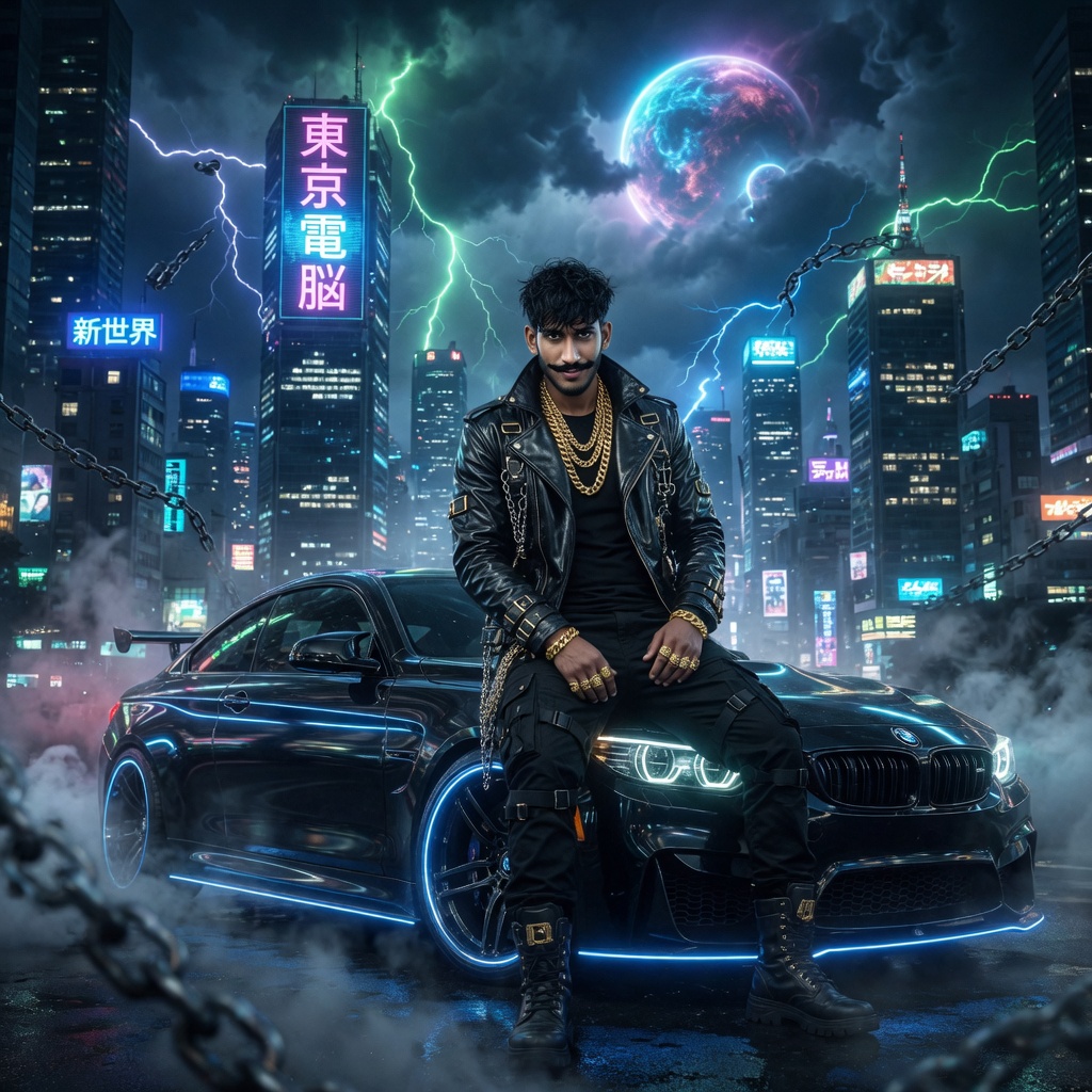 Cyberpunk Hero Transformation