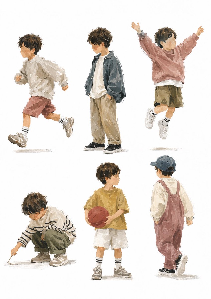 Kids Fashion Character Collection