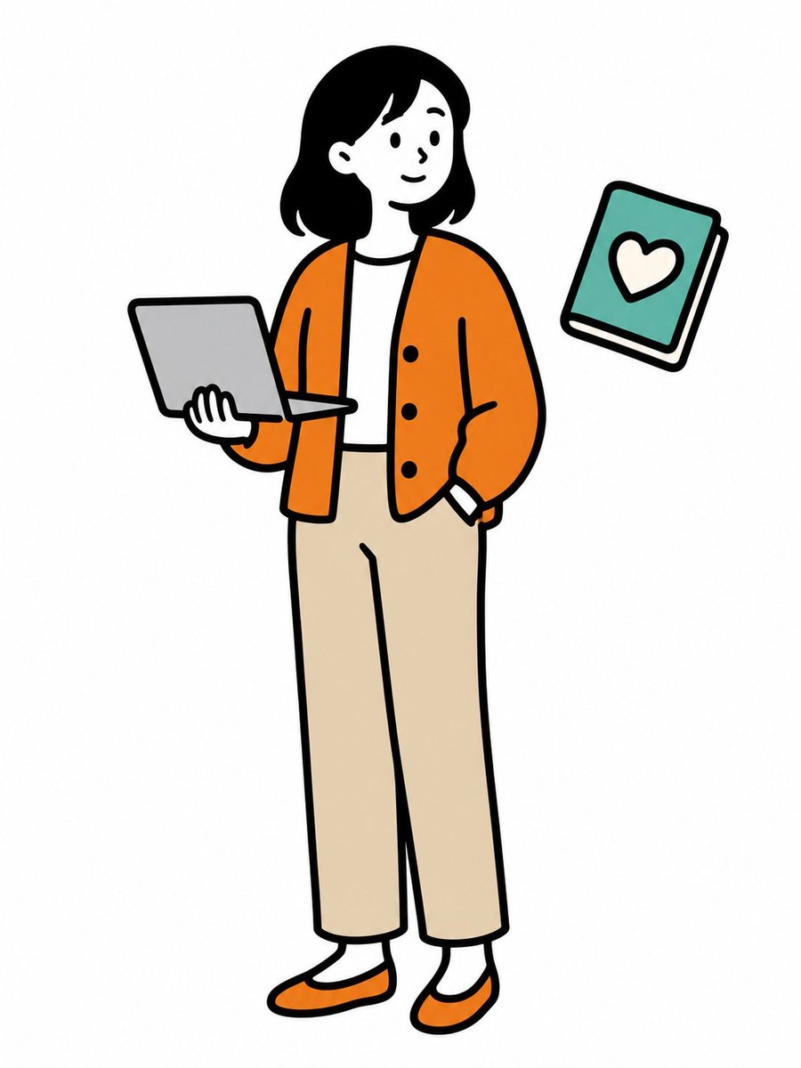 Professional Young Woman Vector Illustration