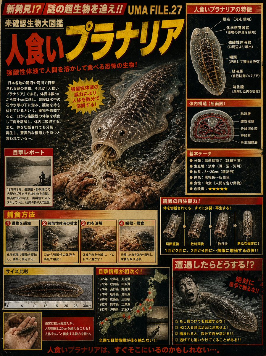 Man-Eating Planaria Horror