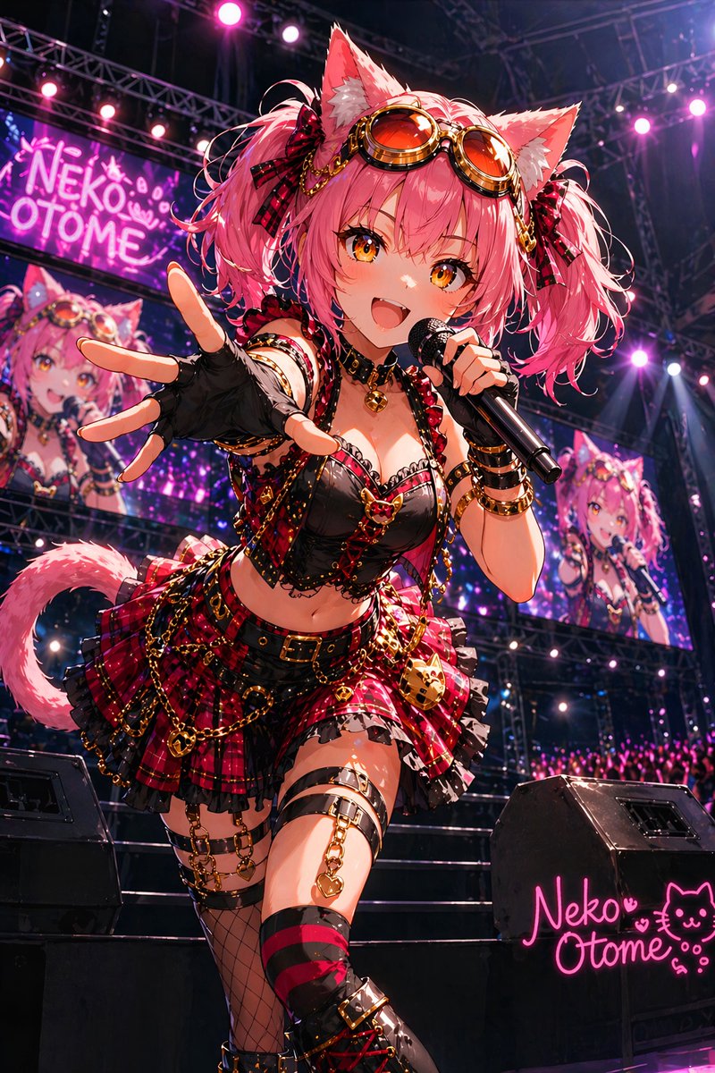 Catgirl Idol Concert Performance